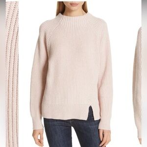 Lewit Notch Hem Cashmere Blend Sweater